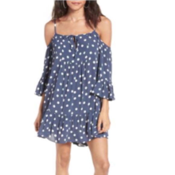 tularosa polka dot dress